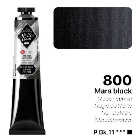 Nevskaya Palitra Akrylová barva Master Class 46 ml Mars Black 800