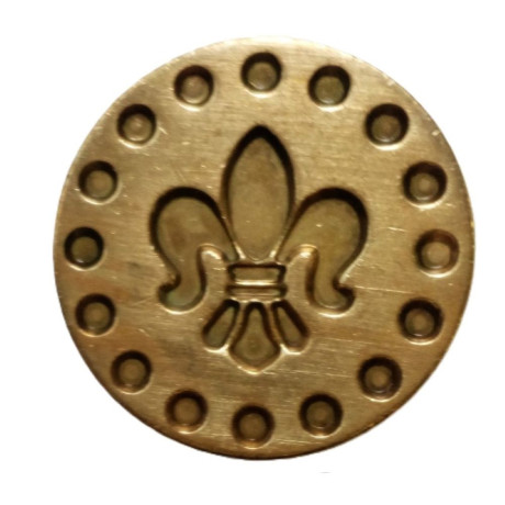 Meyco Pečetidlo Skautská lilie průměr otisku 2,3 cm