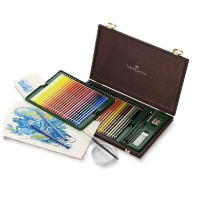 Faber-Castell Albrecht Dürer akvarelové pastelky 48 kusů v dřevěném kufříku