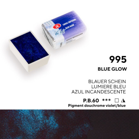 White Nights Akvarelová barva 2,5 ml Blue Glow 995