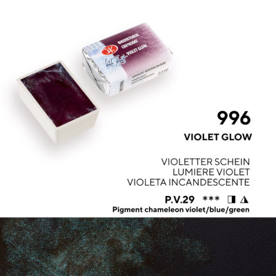 White Nights Akvarelová barva 2,5 ml Violet Glow 996