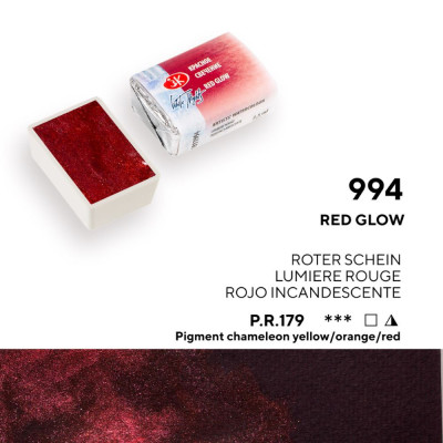 White Nights Akvarelová barva 2,5 ml Red Glow 994