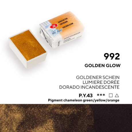 White Nights Akvarelová barva 2,5 ml Golden Glow 992