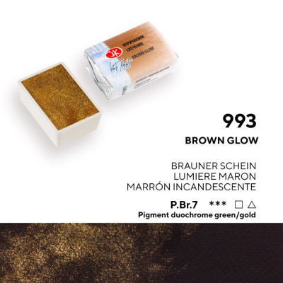 White Nights Akvarelová barva 2,5 ml Brown Glow 993
