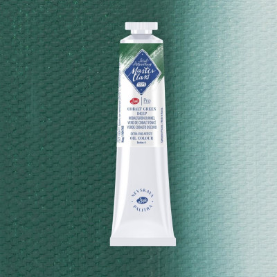 Nevskaya Palitra Olejová barva Master Class 46ml Cobalt Green Deep 705  - Kobalt zelený tmavý