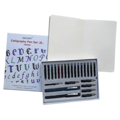 Kaligrafická sada bombičková pera 25ks