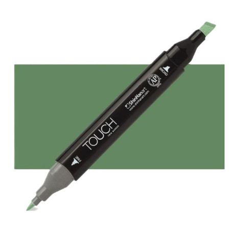 ShinHan Lihová fixa Touch oboustranná Deep Olive Green G43