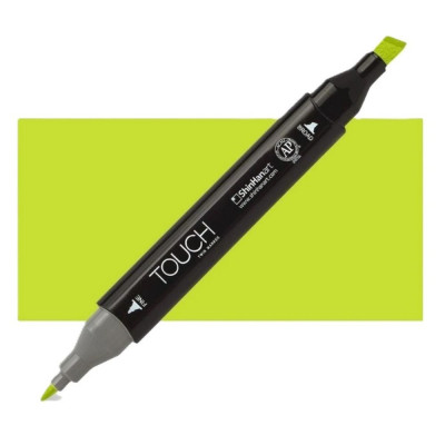 ShinHan Lihová fixa Touch oboustranná Yellow Green GY48