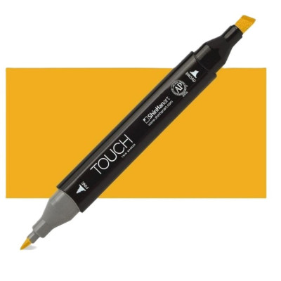 ShinHan Lihová fixa Touch oboustranná Dark Yellow YR31