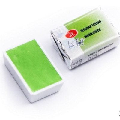 White Night Akvarelová barva 2,5 ml Warm Green 747