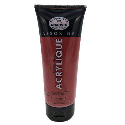 Charvin Paris Akrylová barva Extra fine Brown Madder 495 tuba 200 ml pohled na odstín