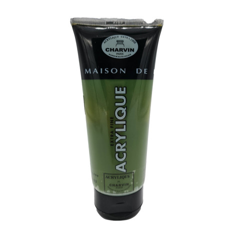 Charvin Paris Akrylová barva Extra fine Olive Green 306 tuba 200 ml