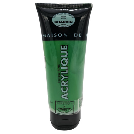 Charvin Paris Akrylová barva Extra fine Medium Green 405 tuba 200 ml