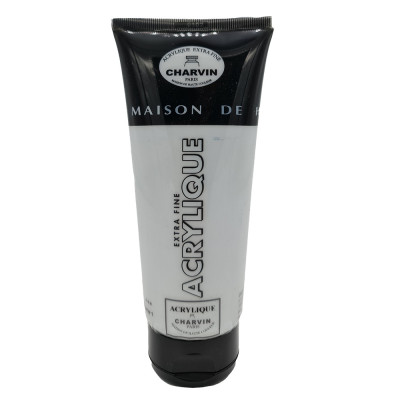Charvin Paris Akrylová barva Extra fine Sky Grey 390 tuba 200 ml pohled na odstín