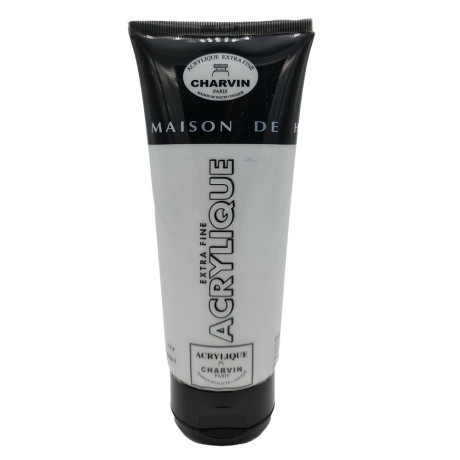 Charvin Paris Akrylová barva Extra fine Sky Grey 390 tuba 200 ml pohled na odstín