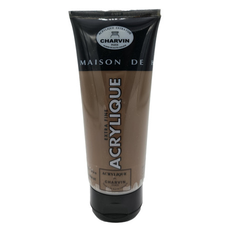 Charvin Paris Akrylová barva Extra fine Raw Umber 088 tuba 200 ml