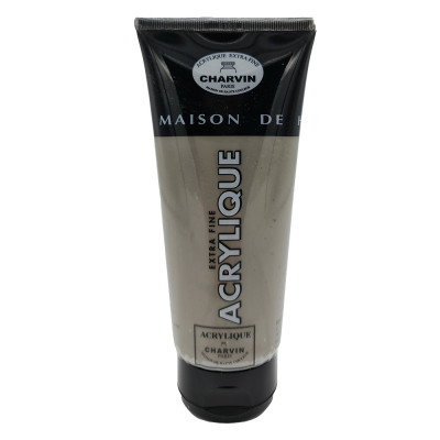 Charvin Paris Akrylová barva Extra Fine Neutral Grey 255 tuba 200 ml