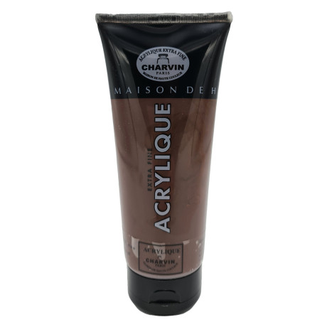 Charvin Paris Akrylová barva Extra fine Burnt Umber 095 tuba 200 ml