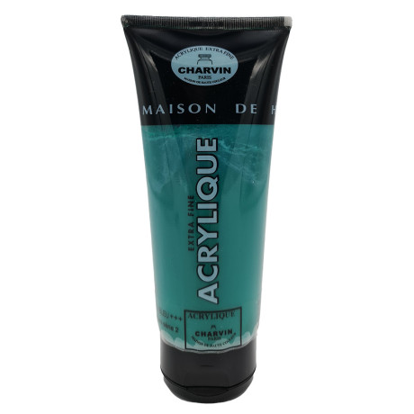 Charvin Paris Akrylová barva Extra fine Phtalo Green Blue 623 tuba 200 ml