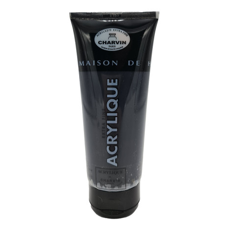 Charvin Paris Akrylová barva Extra fine Mars Black 217 tuba 200 ml