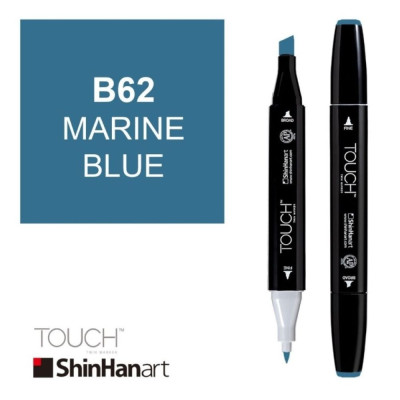 ShinHan Touch Twin Marker B62 Marine blue