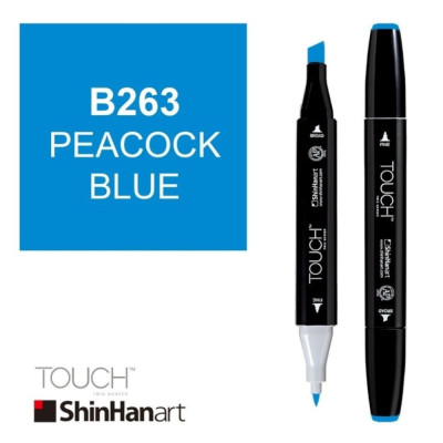 ShinHan Touch Twin Marker B263 Peacock Blue