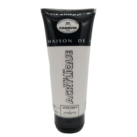 Charvin Paris Akrylová barva Extra Fine Titanium White 200 ml