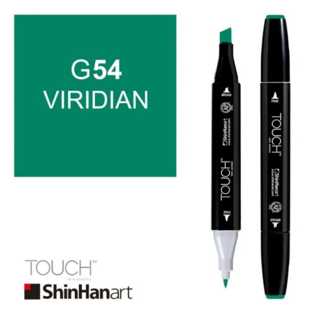ShinHan Lihová fixa Touch twin Marker G54 Viridian G54