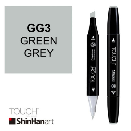 ShinHan Touch Twin Marker GG3 Green Grey oboustranná