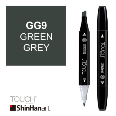 ShinHan Lihová fixa Touch Twin Marker GG9 Green Grey