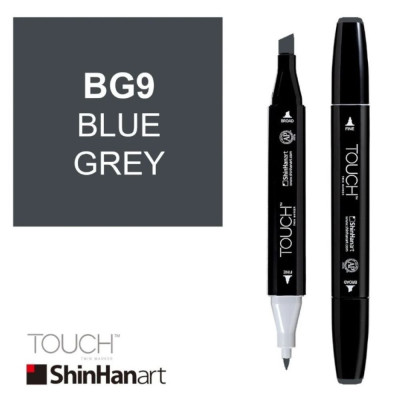 ShinHan Lihová fixa Touch Twin Marker BG9 Blue Grey oboustranná