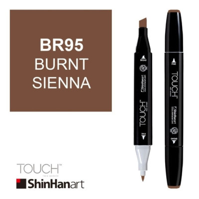 ShinHan Lihová fixa Touch Twin Marker BR95 Burnt Sienna