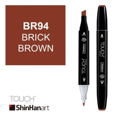 ShinHan Lihová Fixa Touch Twin Marker BR94 Brick Brown oboustranná