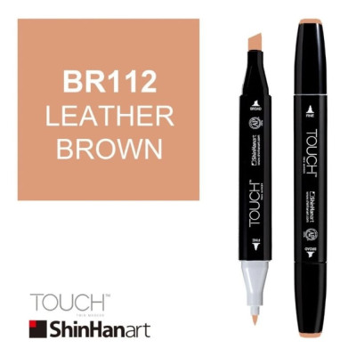 ShinHan Lihová fixa Touch Twin Marker BR112 Leather Brown