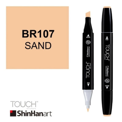 ShinHan Lihová fixa Touch Twin Marker BR107 Sand