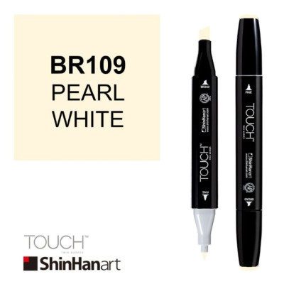 ShinHan Lihová fixa Touch Twin Marker BR109 Pearl White