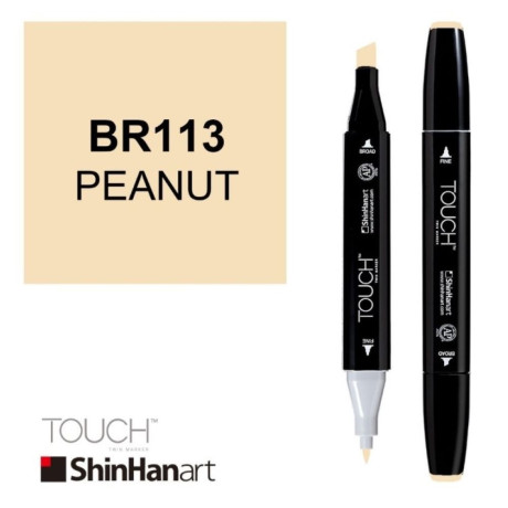 ShinHan Lihová fixa Touch Twin Marker BR113 Peanut oboustranná