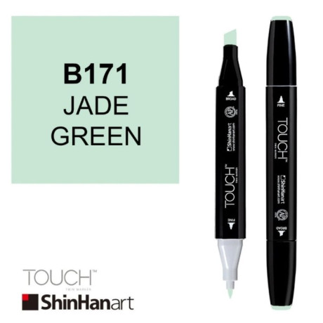 ShinHan Lihová fixa Touch Twin Marker B171 Jade Green
