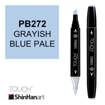 ShinHan Lihová fixa Touch Twin Marker PB272 Grayish Blue Pale