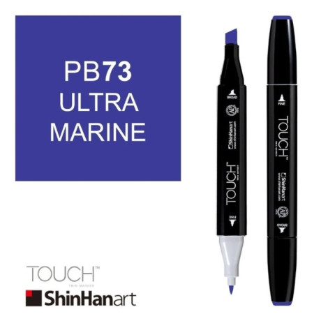 ShinHan Lihová fixa Touch Twin Marker PB73 Ultramarine