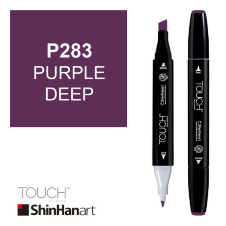 ShinHan Lihová fixa Touch Twin Marker P283 Purple Deep