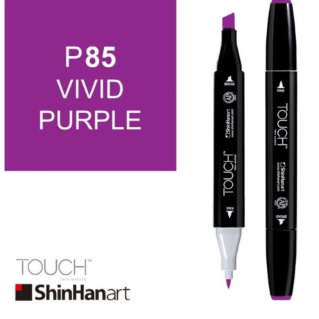 ShinHan Lihová fixa Touch Twin Marker P85 Vivid Purple