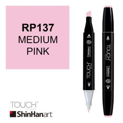 ShinHan Lihová fixa Touch Twin Marker RP137 Medium Pink