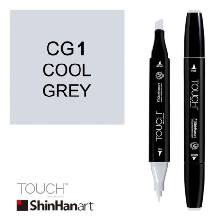 ShinHan Touch Twin Marker CG1 Cool Grey
