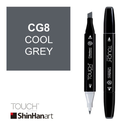 ShinHan Touch Twin Marker CG8 Cool Grey