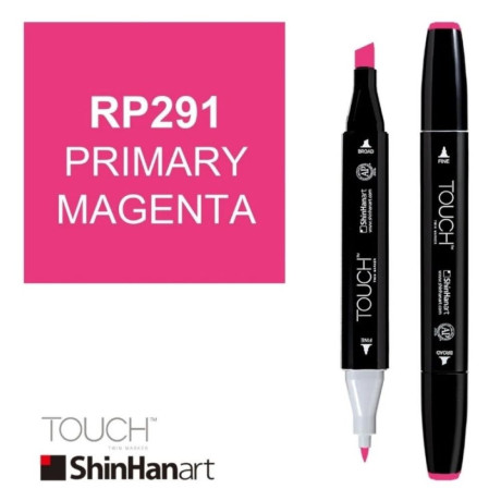 ShinHan Lihová fixa Touch Twin Marker RP291 Primary Magenta