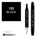 ShinHan Lihová fixa Touch oboustranná Black 120
