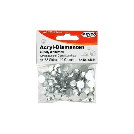 Akrylové diamanty, 10mm