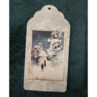 Itd. Collection Rýžový papír Vánoční obrázky A4, destička výřez a glitrová pasta