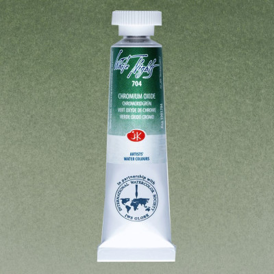 White Nights Akvarelová barva tuba 10 ml Chromium oxid zelená 704 Nevskaya Palitra